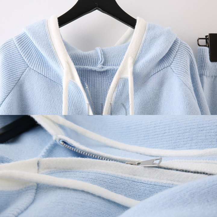 Comfy Lina Wide Leg Knit Loose Set