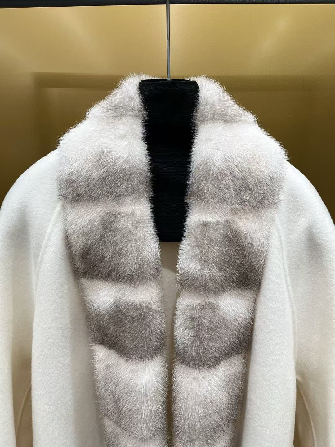 Lily Dreamy Coat - Cashmere Fur Mink