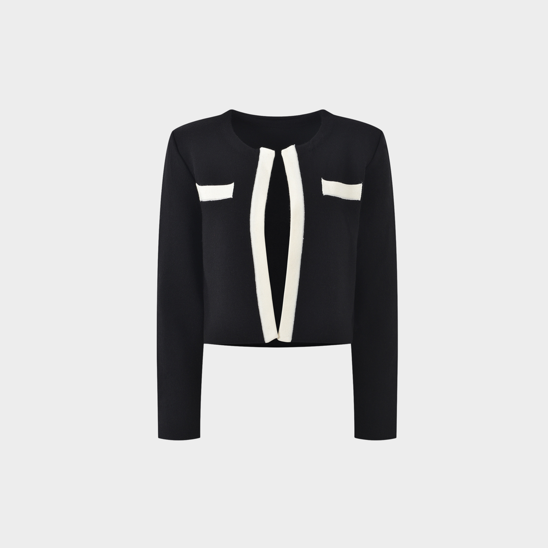 Elegant Contrast Sweater