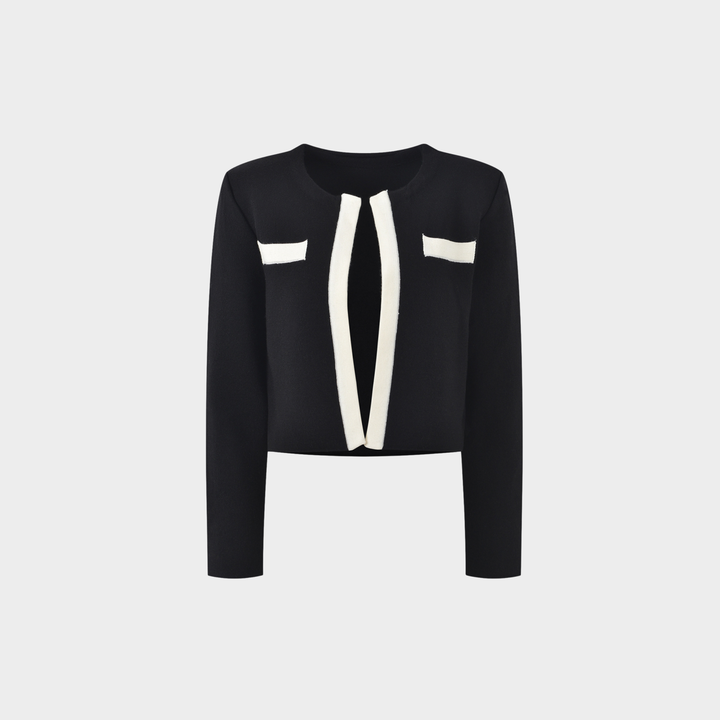 Elegant Contrast Sweater