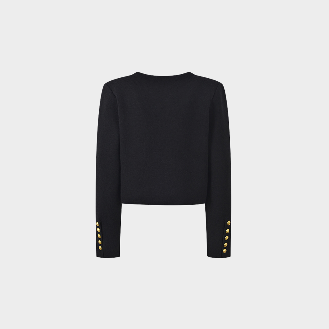 Elegant Contrast Sweater