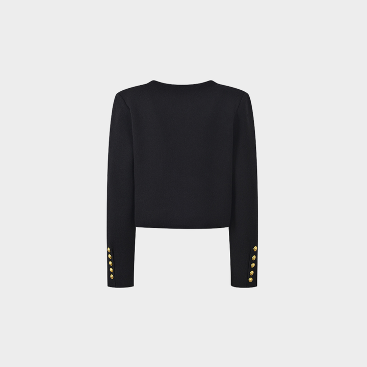 Elegant Contrast Sweater