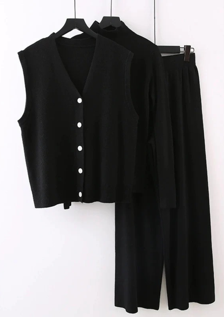 Comfy Layla Everyday Knit Trio Set