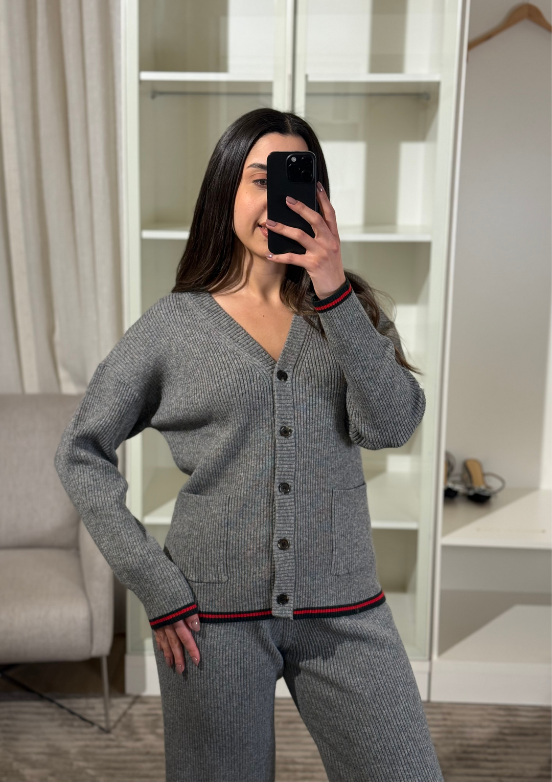 Cozy Ribbed Essentials High Waisted Wide Set