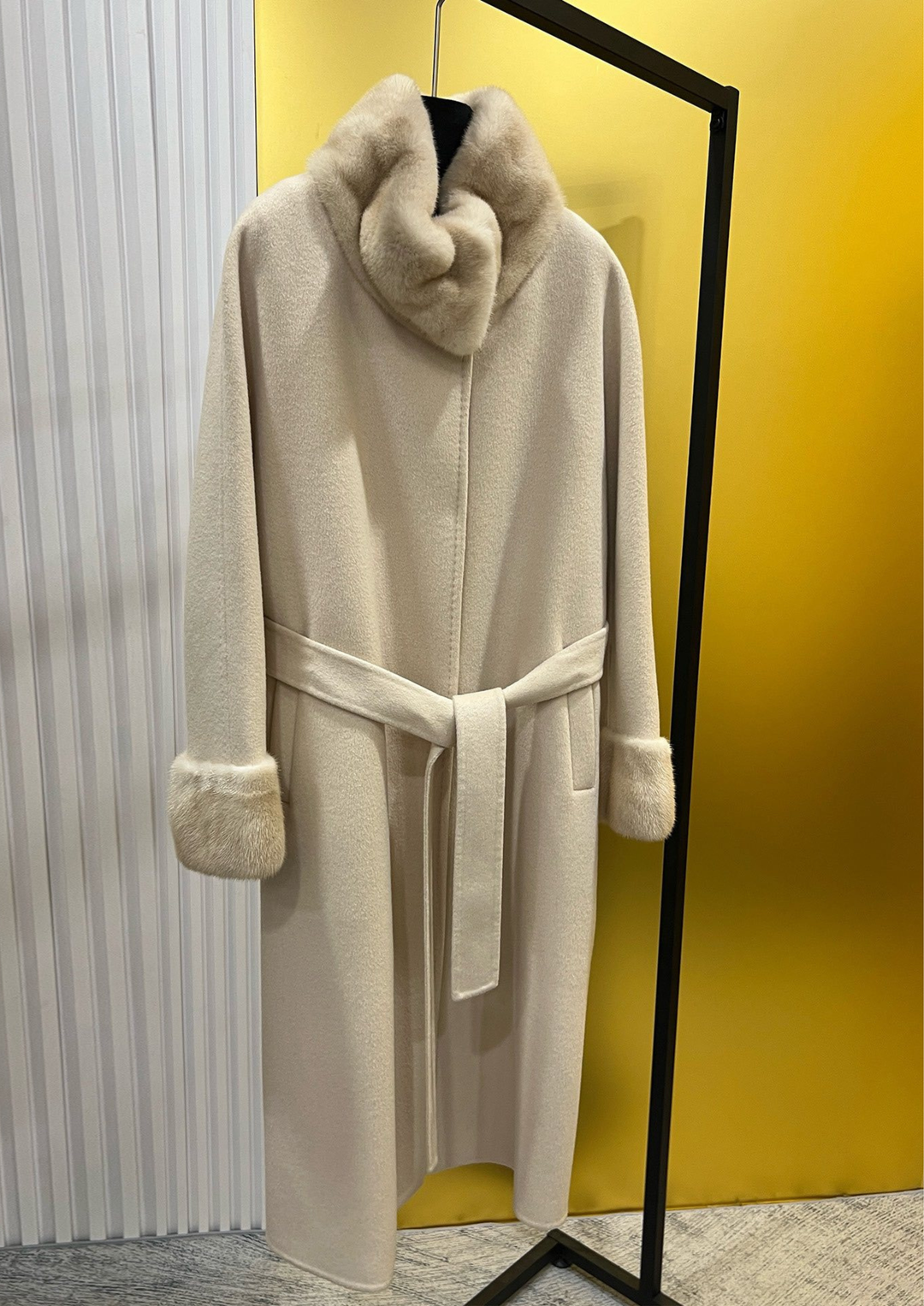 Elizabeth Cashmere Mink Fur Coat