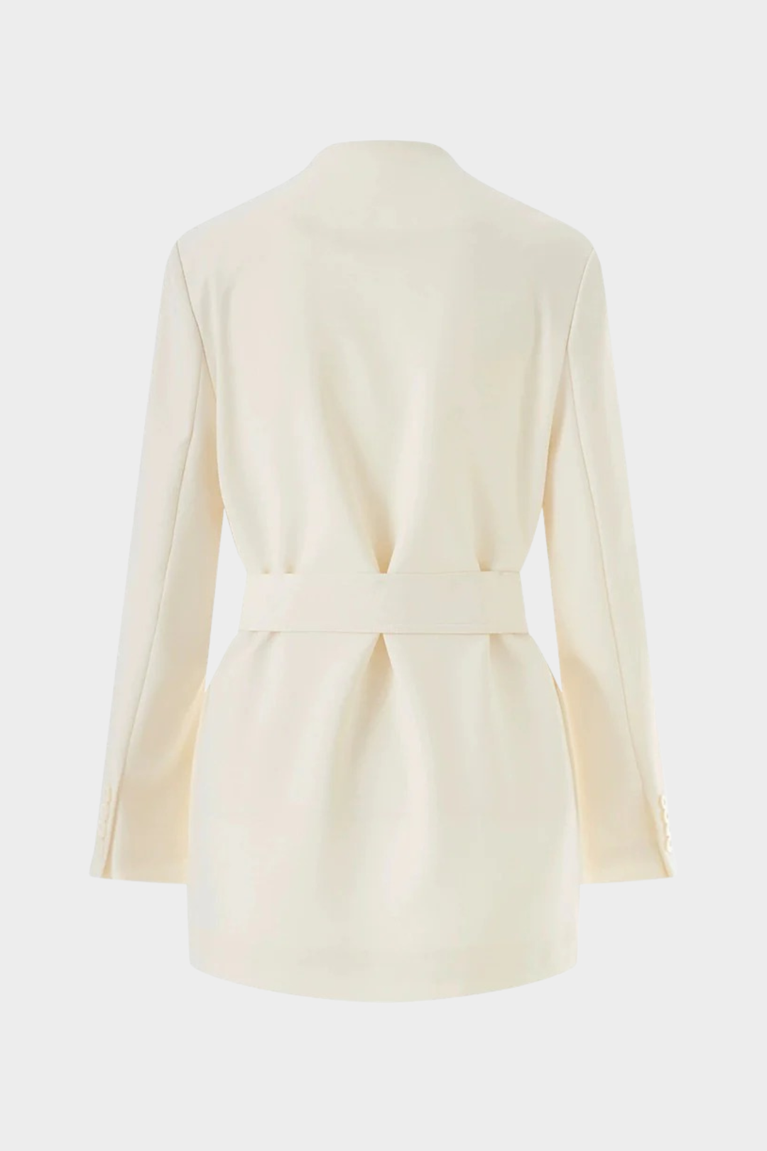 Signature Soft Blazer  Waist Ribbon Detail Cardigan