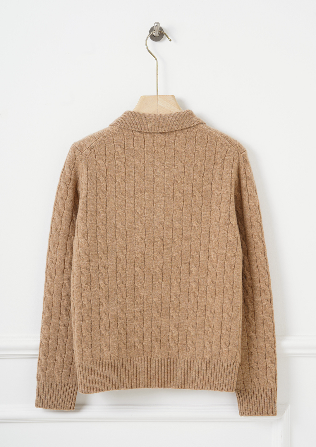 Classic Polo Collar Knit Sweater