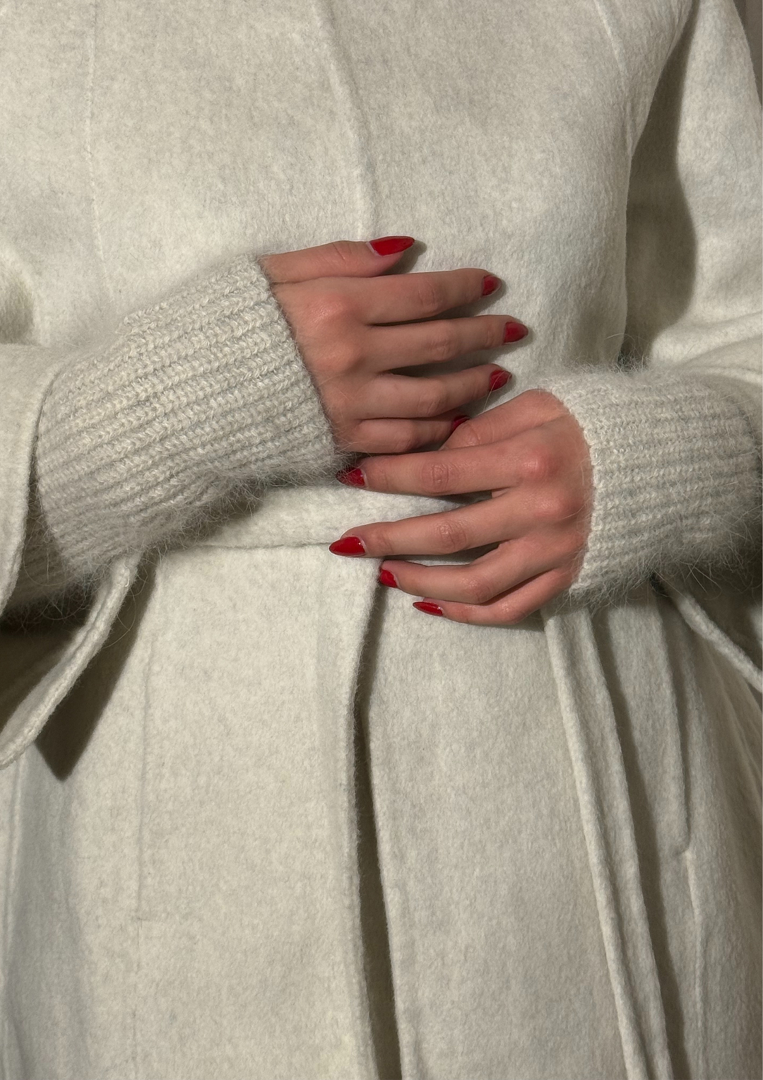 Amelia Wrap Double Sided Wool Coat