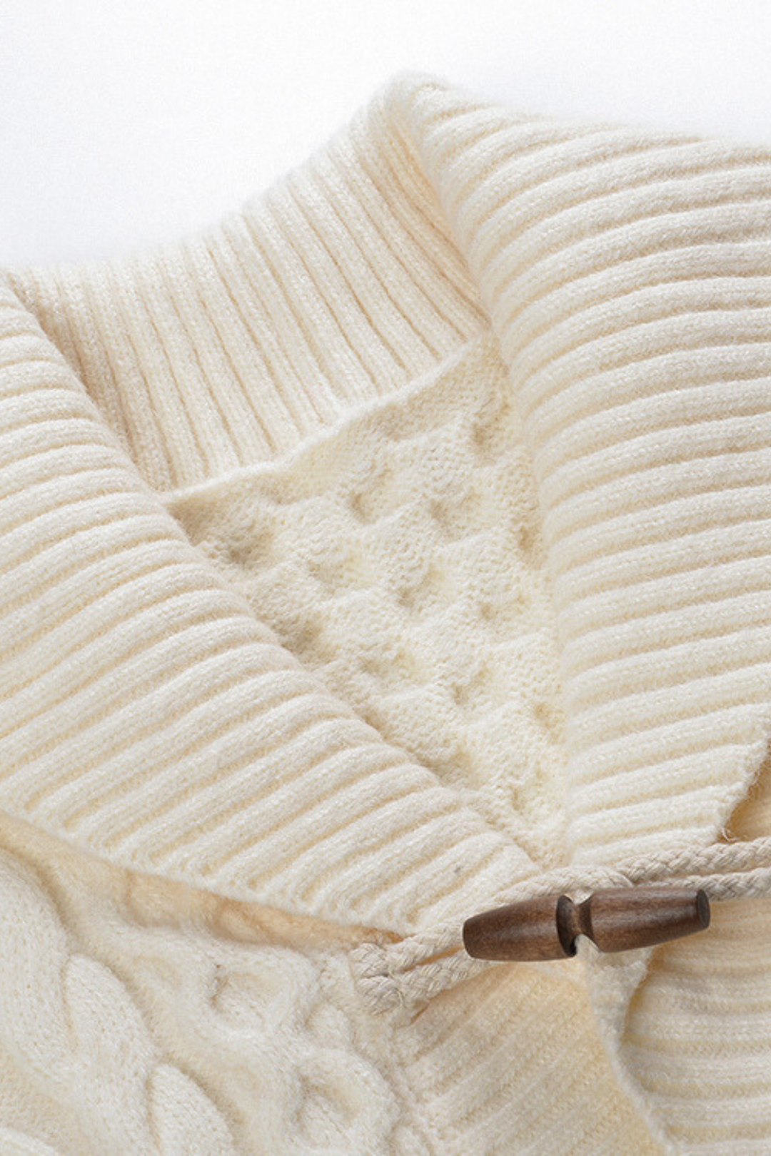 Cozy Wool knit Semi Cropped Cardigan Top