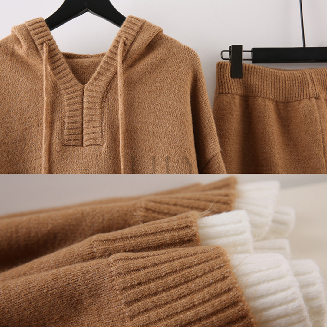 Comfy Yara Wide Leg Knit Loose Set