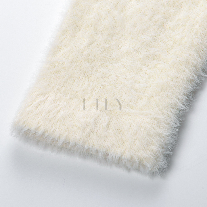 Chain Trim Soft Knit Cardigan Top