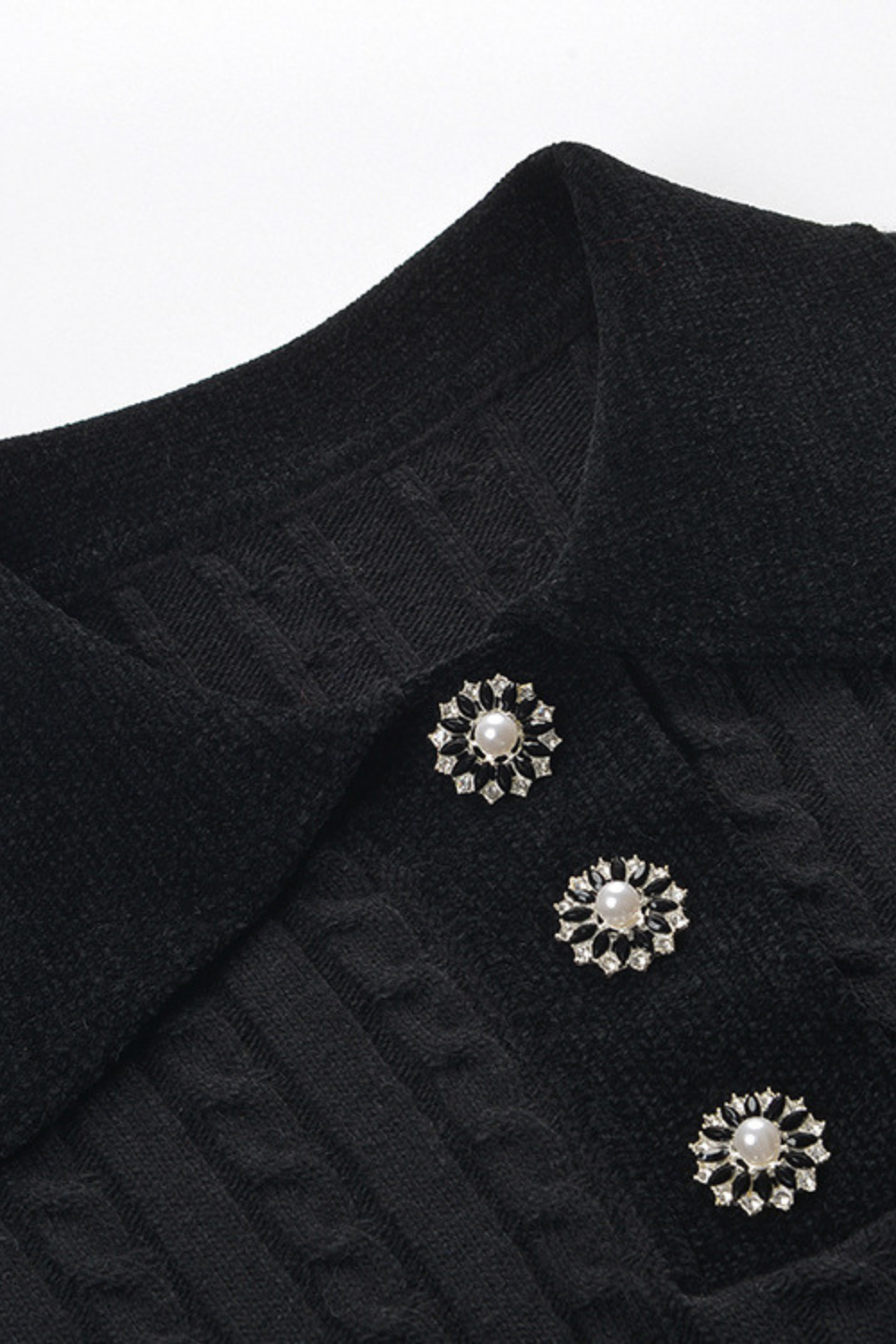 Pearl Button Soft Wool Top
