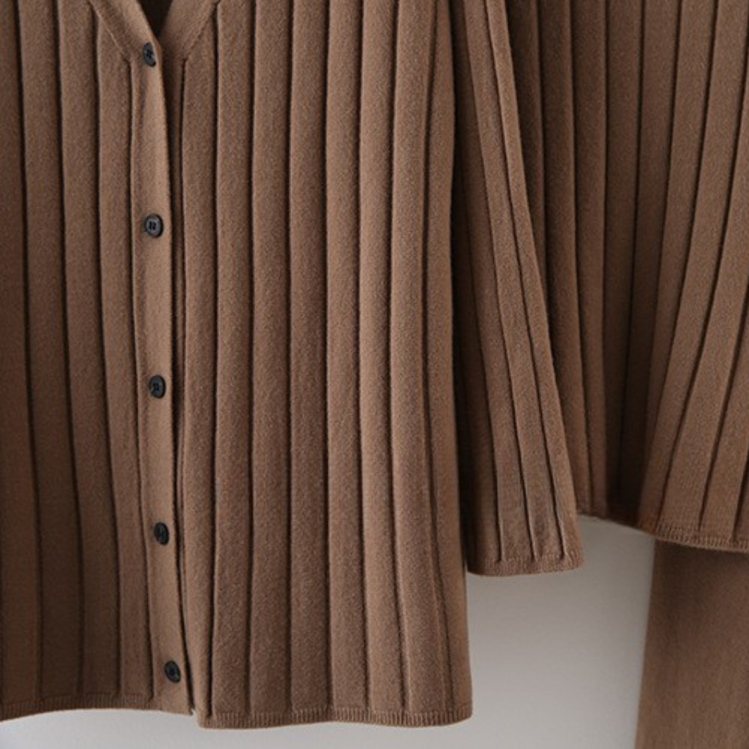 Comfy JANE Ribbed KNIT 3 piece Set