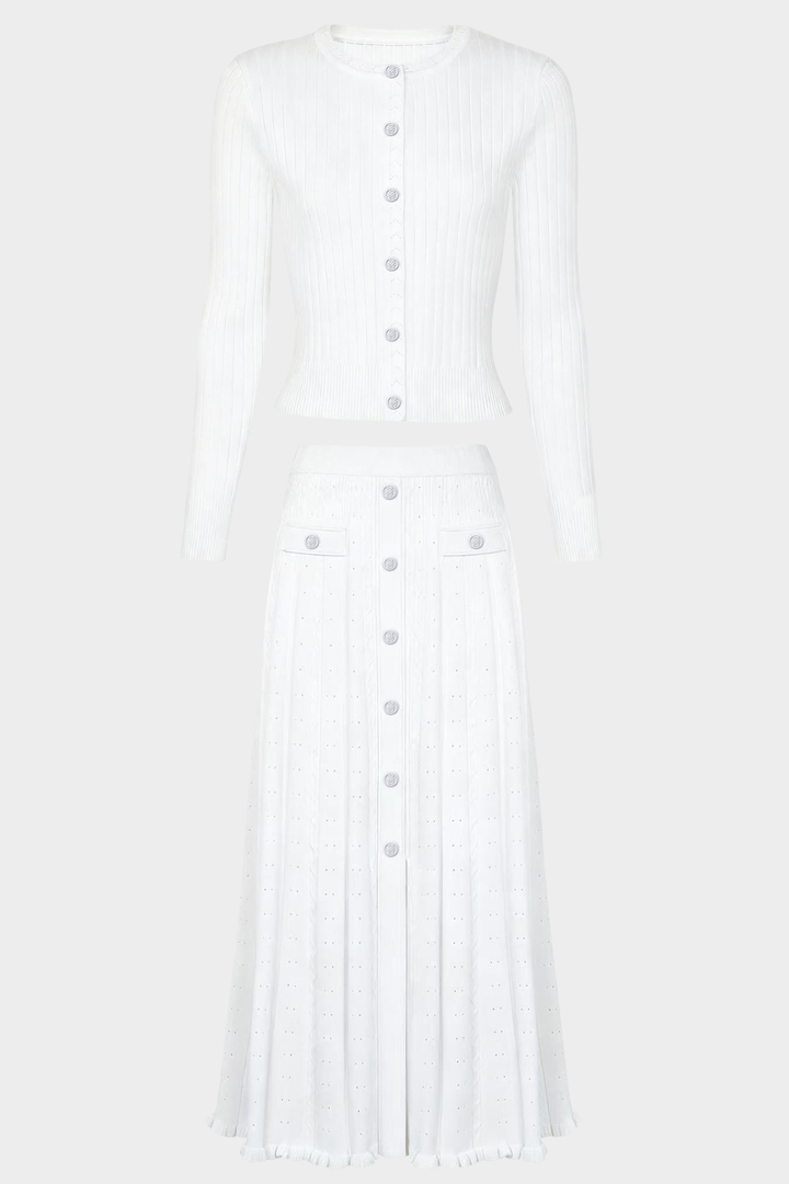 Signature Viscose Knit Round Neck Maxi Set