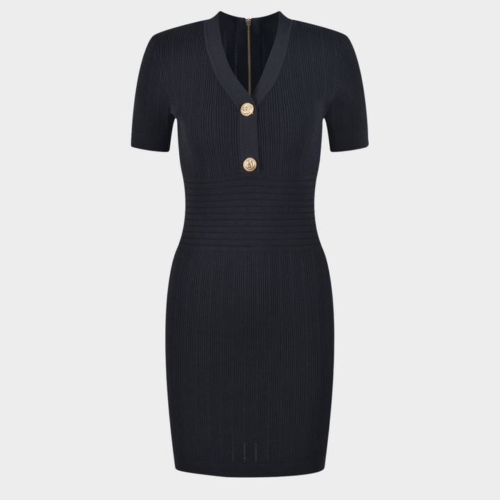 Chloe Olive Classic Mini Dress