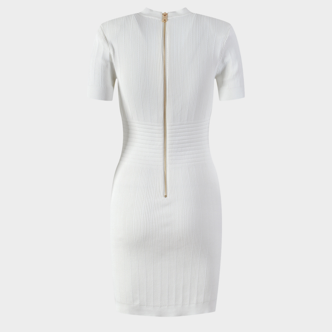 Chloe Olive Classic Mini Dress