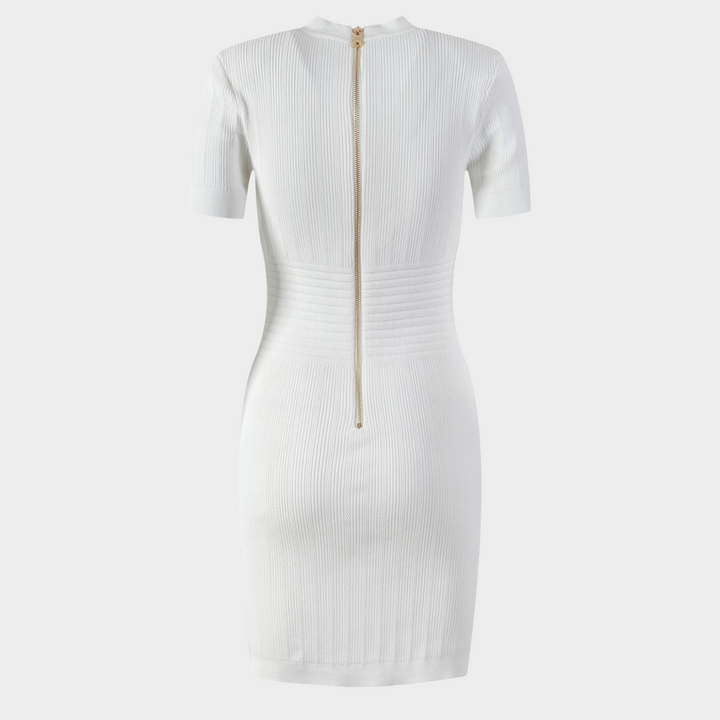 Chloe Olive Classic Mini Dress