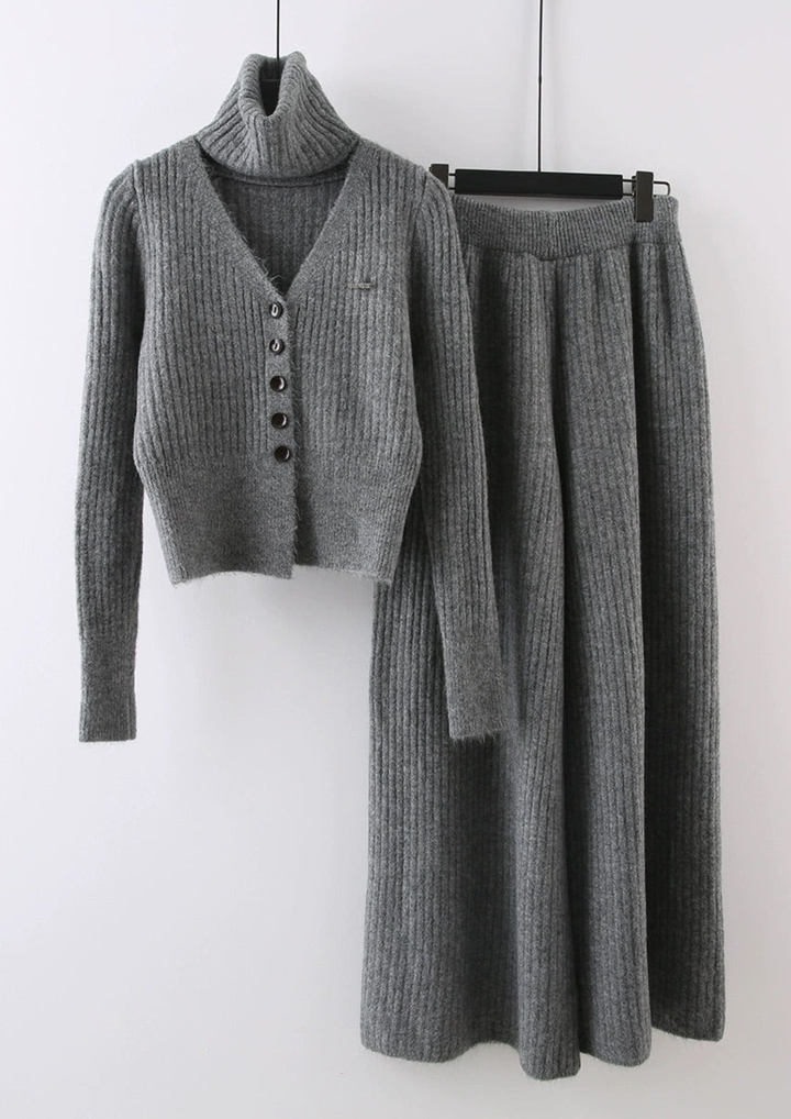 Emma Cozy Knit 3 Piece Set