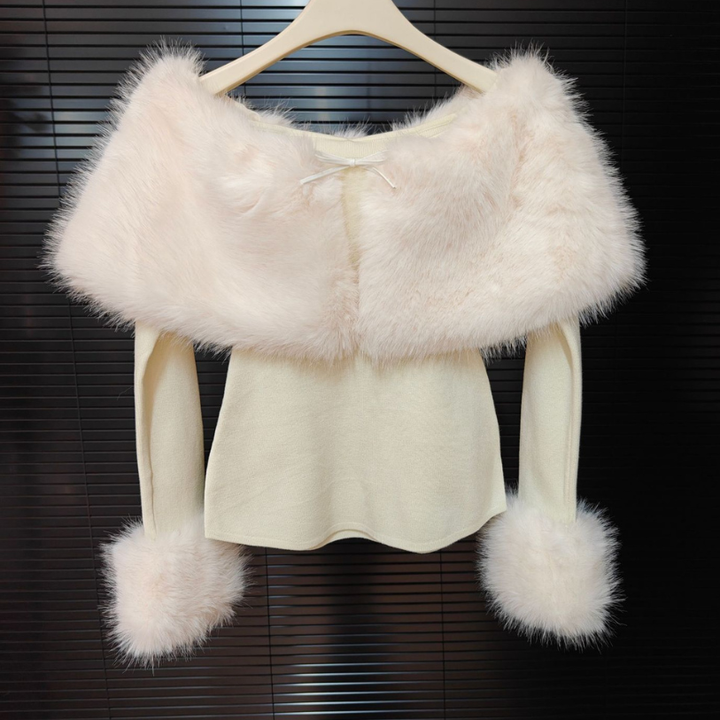 Julie Faux Fur Bow Mini Set