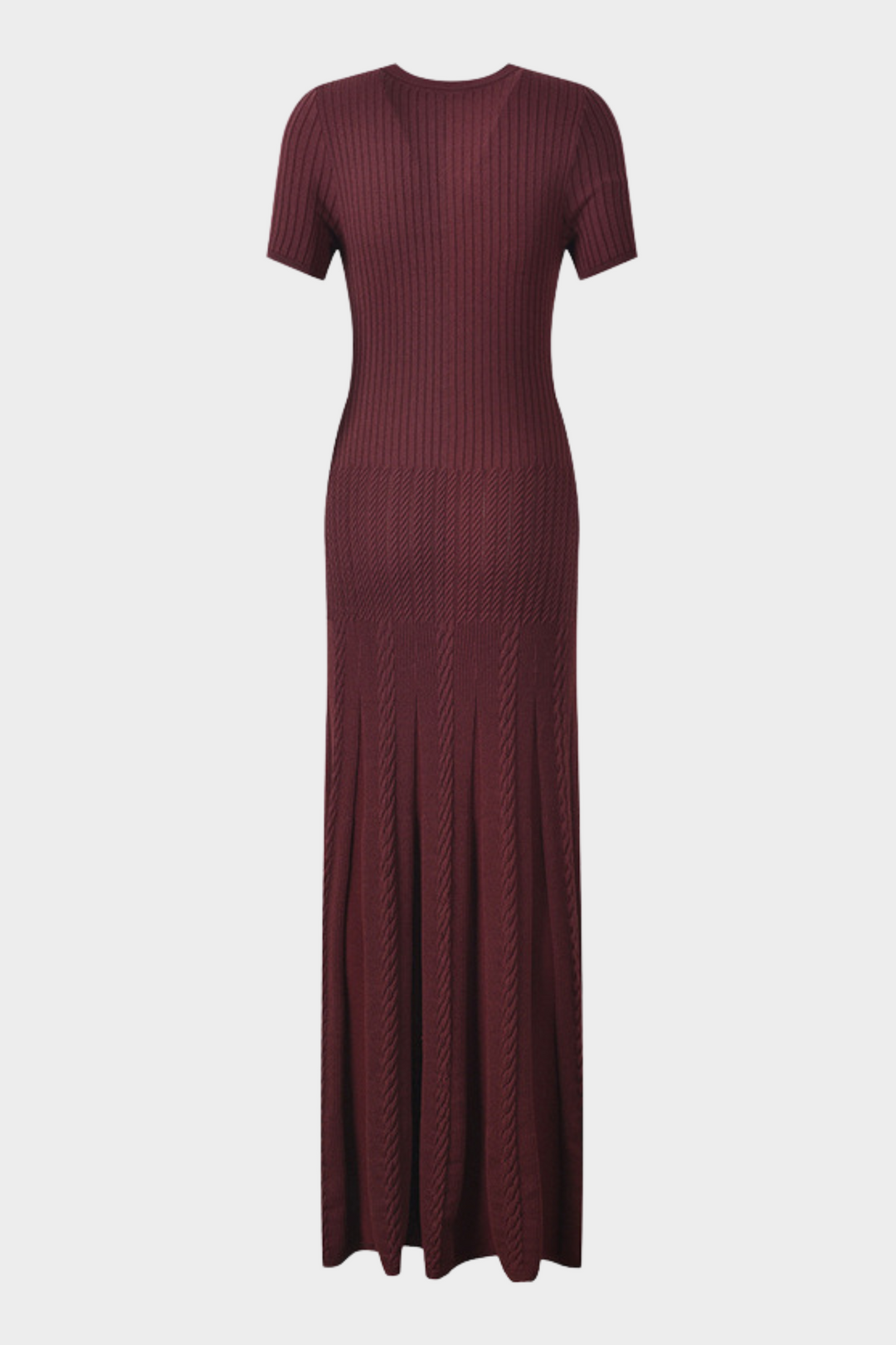 Luxe Viscose Button Down Knit Maxi Dress In Navy Blue