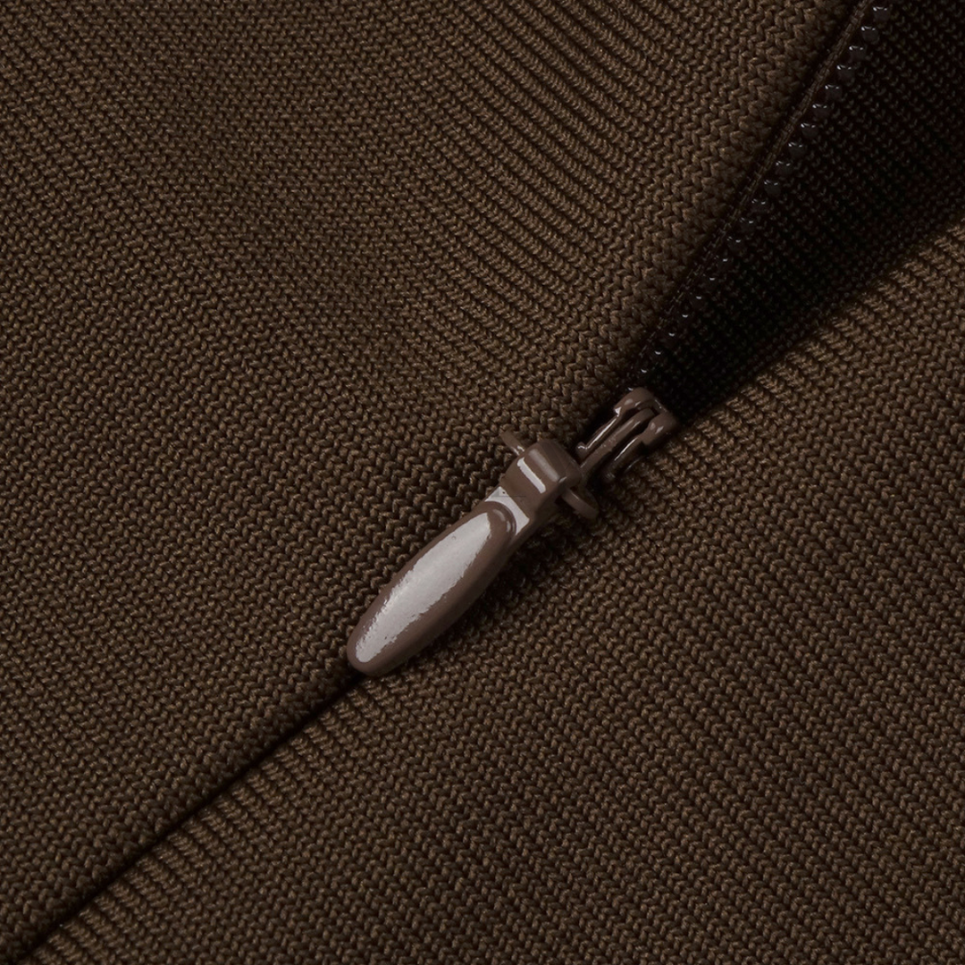 Brown Strapless Back Slit Backless Maxi Dress