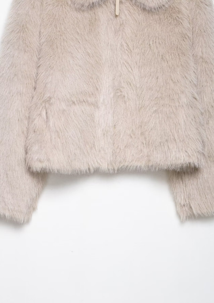 Elegant Faux Fur Jacket