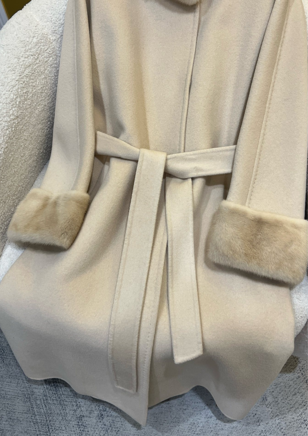 Elizabeth Cashmere Mink Fur Coat