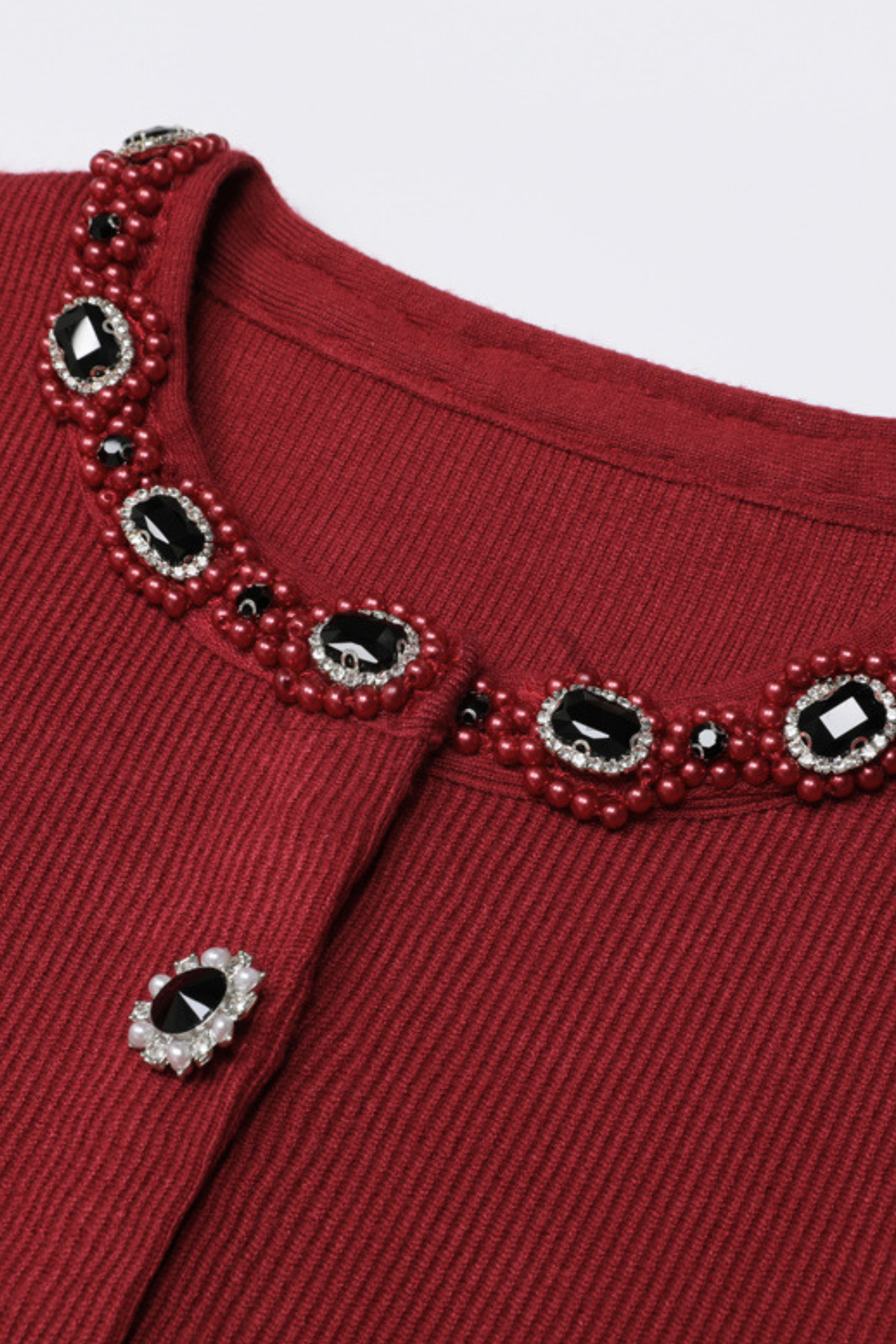 Jewel Elegance Soft Wool Knit Midaxi Set