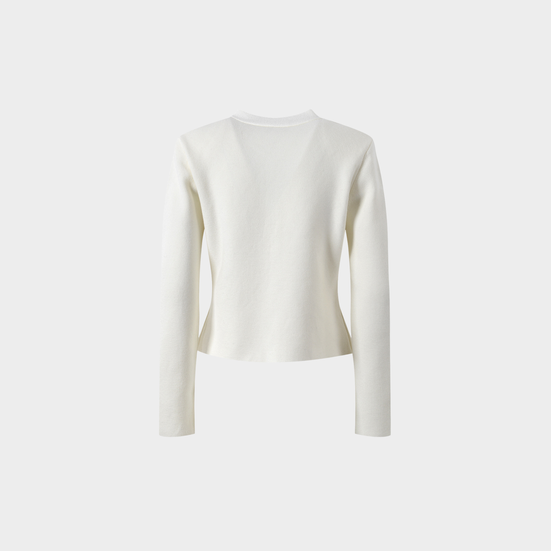 Ribbon Elegance Cardigan