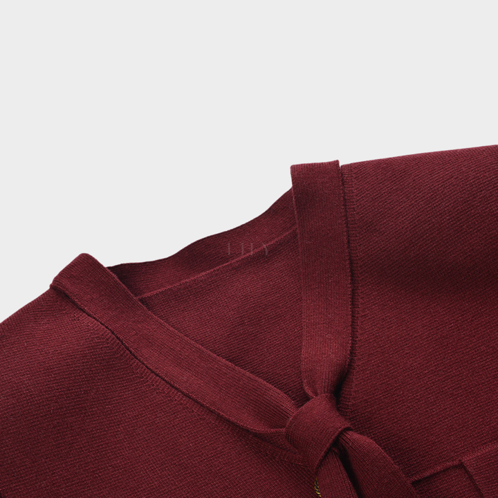Ribbon Elegance Cardigan
