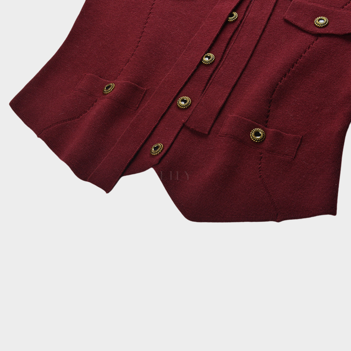 Ribbon Elegance Cardigan