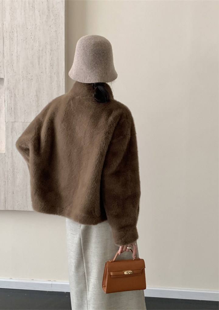 Mila Plush Mink Fur Coat