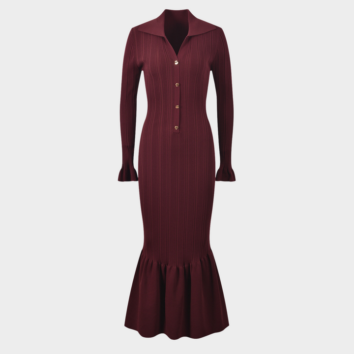 Flare Knits In Maxi