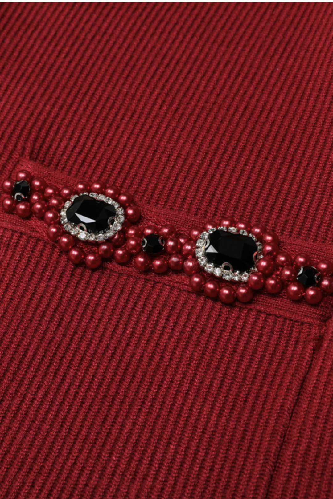 Jewel Elegance Soft Wool Knit Midaxi Set