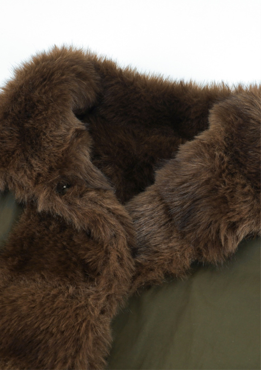 Reversible Faux Fur Collar Jacket