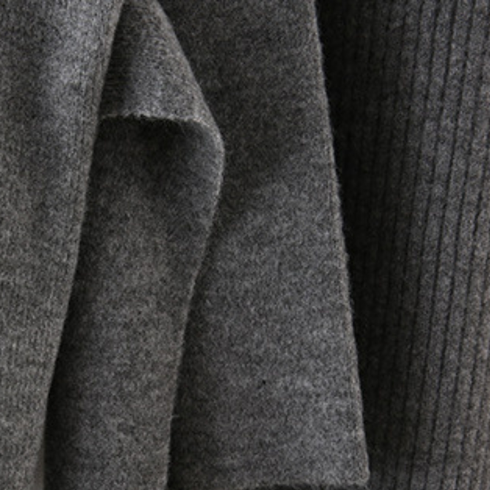 Comfy Elina Asymmetric Knit  Set