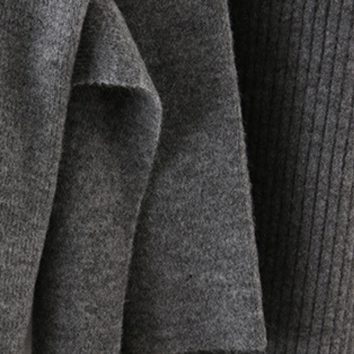 Comfy Elina Asymmetric Knit  Set