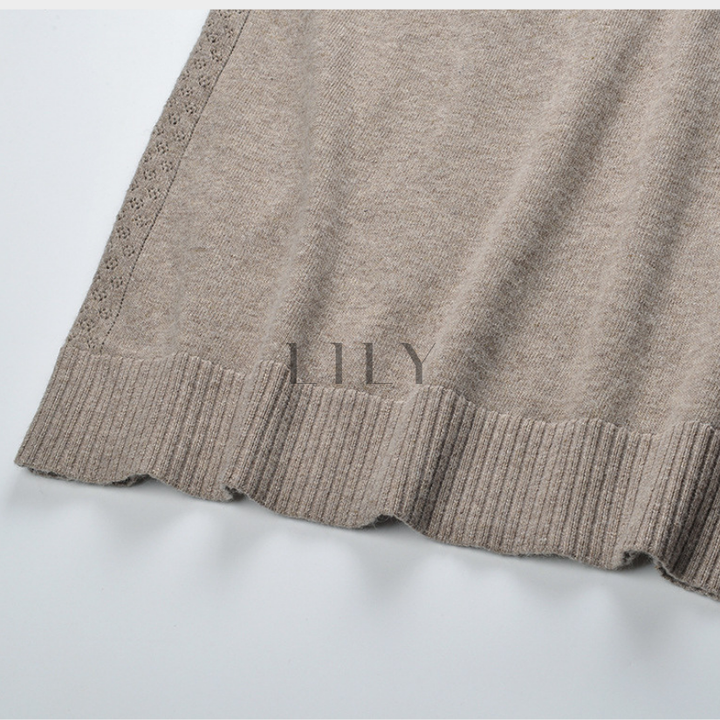 Naomi Lace Trim Knit Set