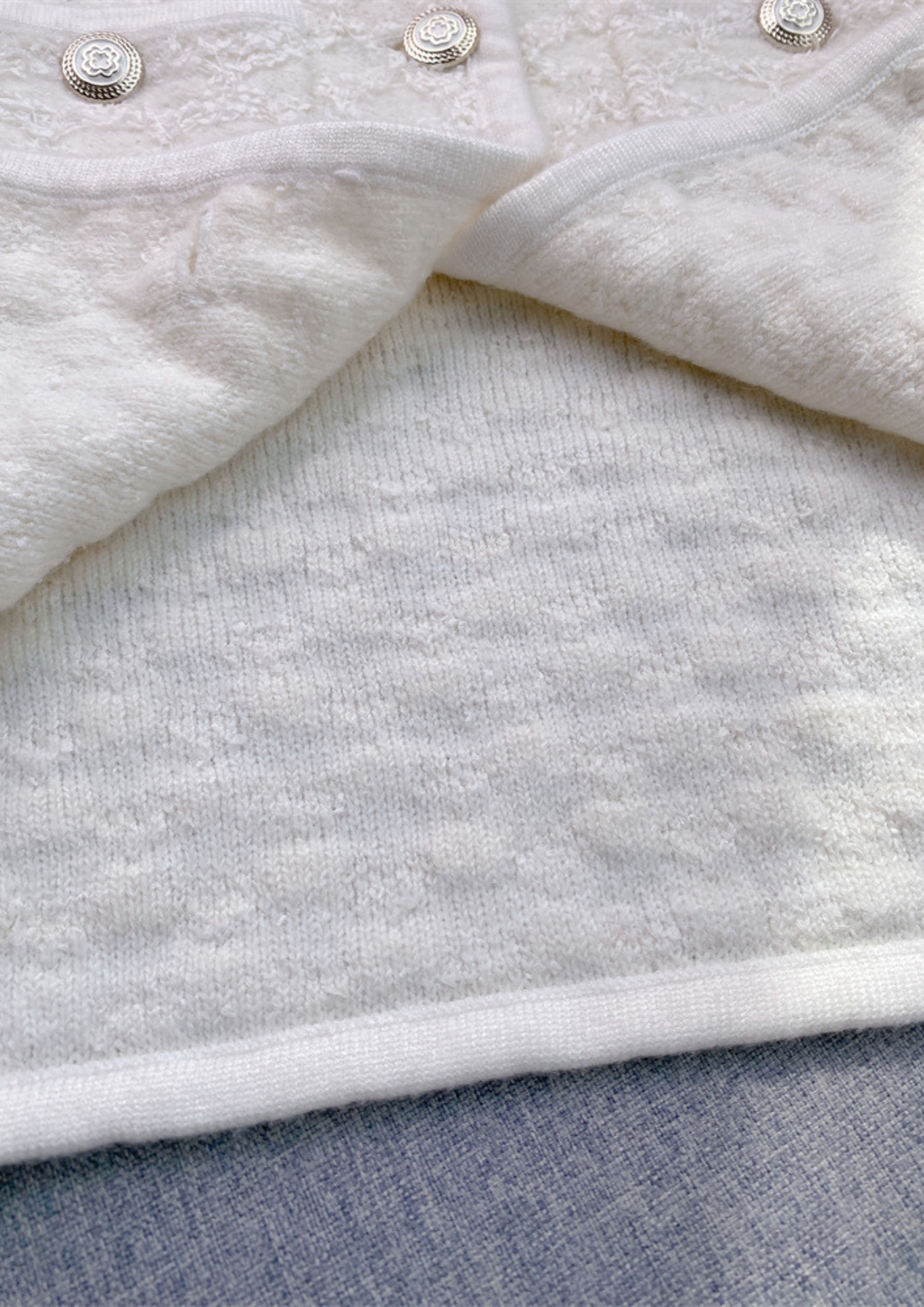 Snowbelle Feather Wool Knit Elegant Set