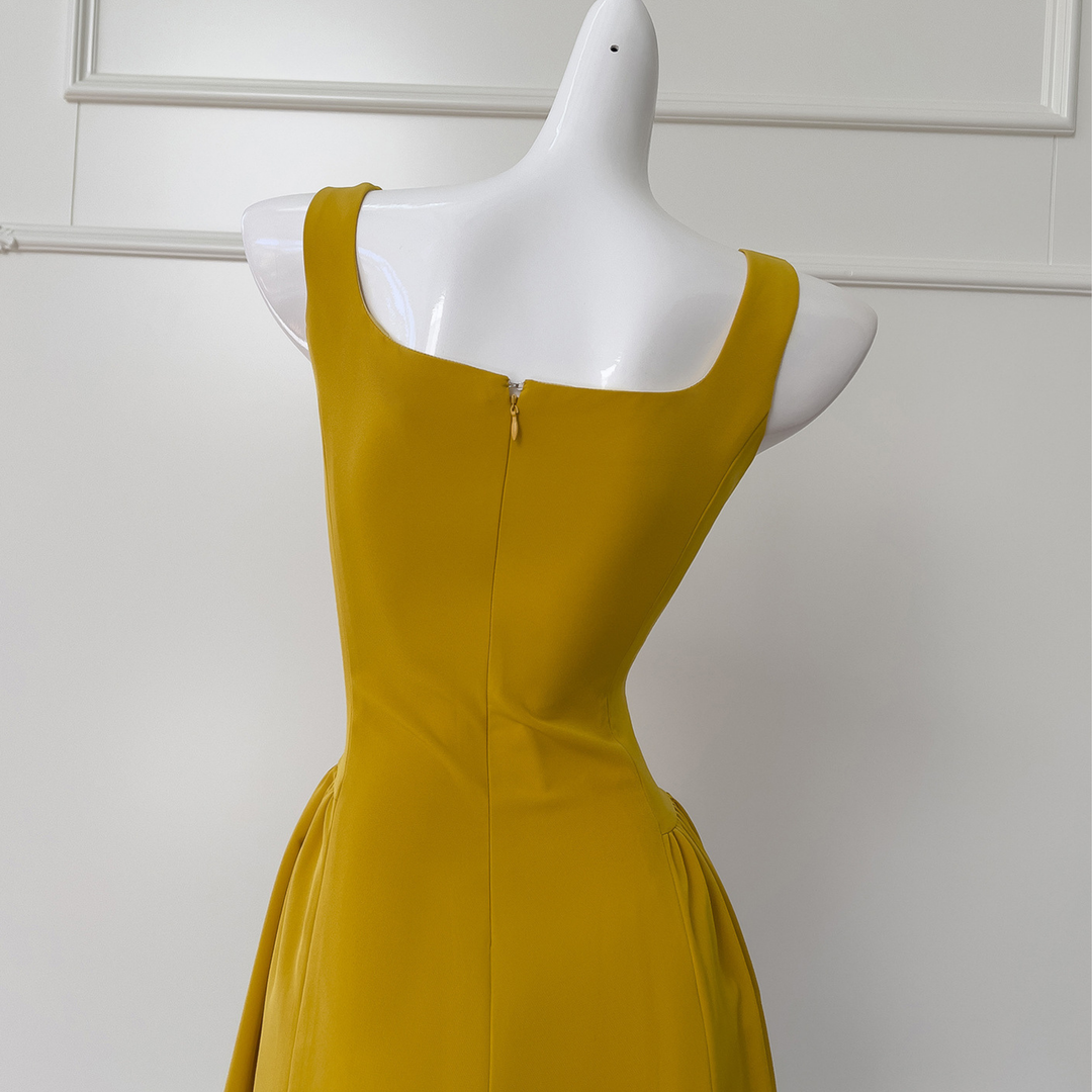 Golden Charm Midi dress