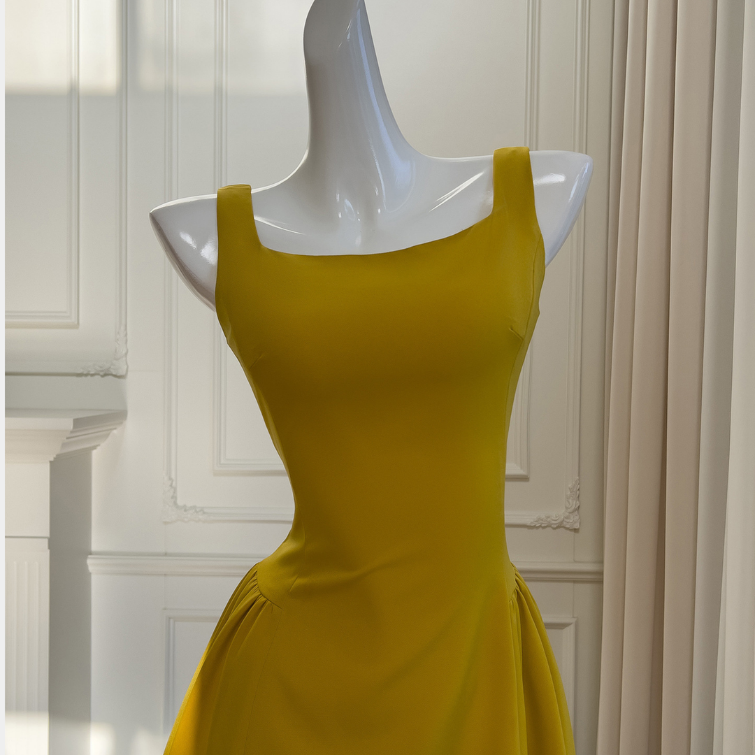Golden Charm Midi dress