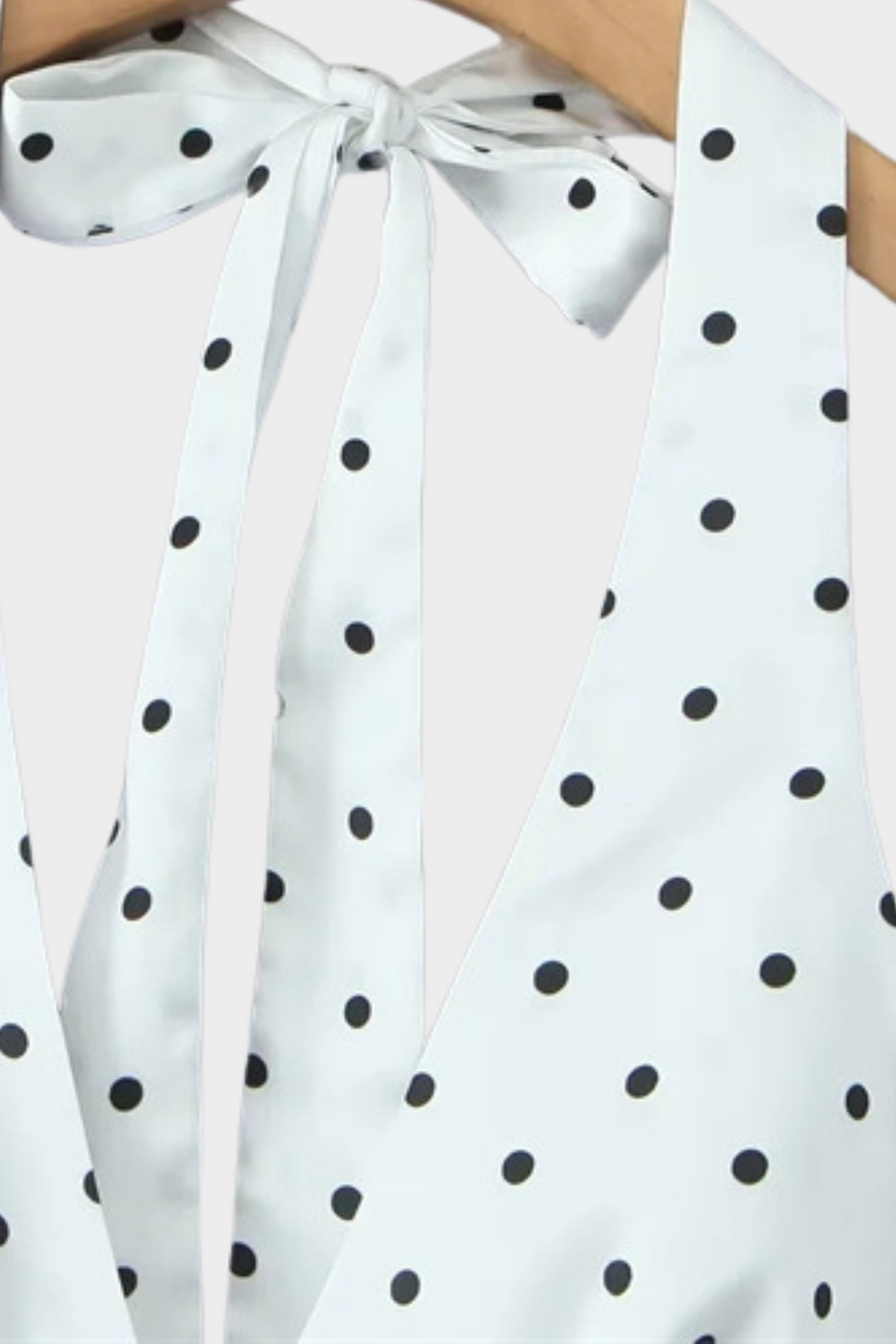 Diana Polka Dot Slim Fit HalterLow Waist Set