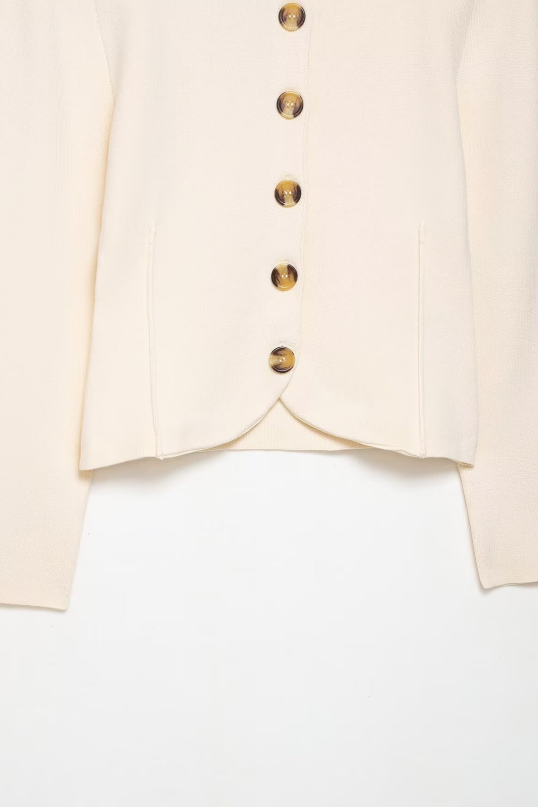 Élise Gold Button Knit Mini Set