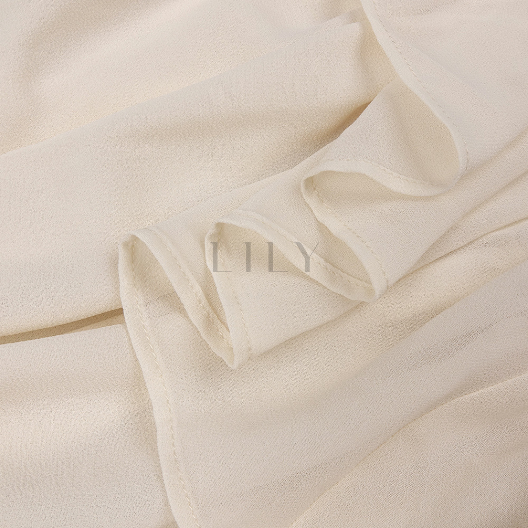 Strapless Chiffon Soft Ruffles Corset Maxi Dress