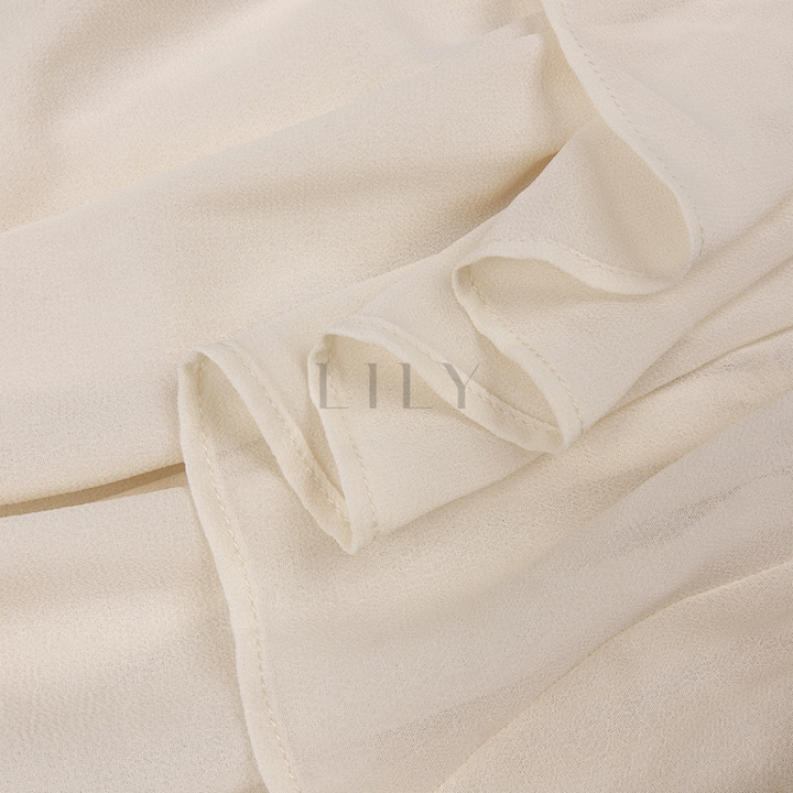 Strapless Chiffon Soft Ruffles Corset Maxi Dress