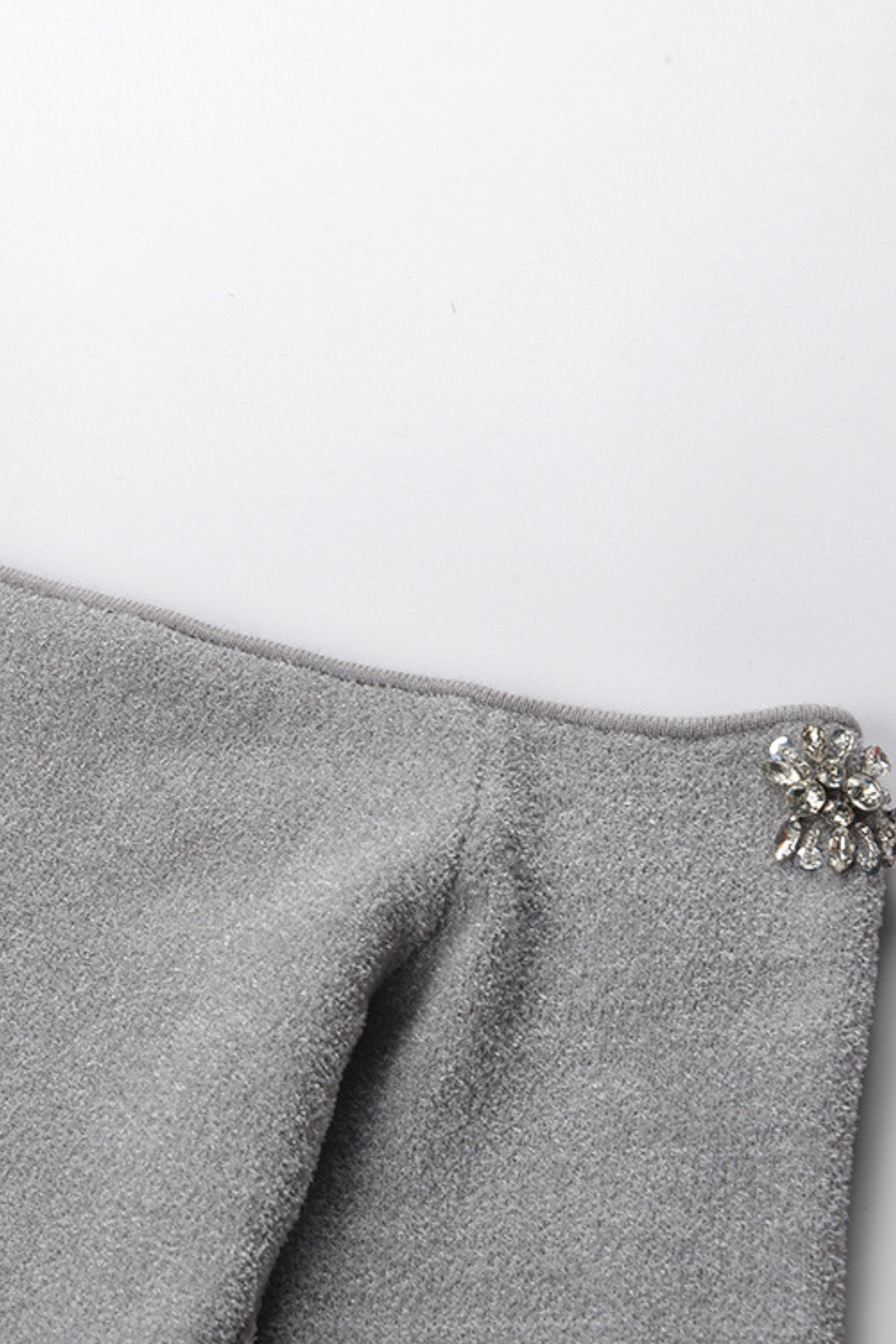 Lumière Elegance Embellished Off Shoulder Viscose Top