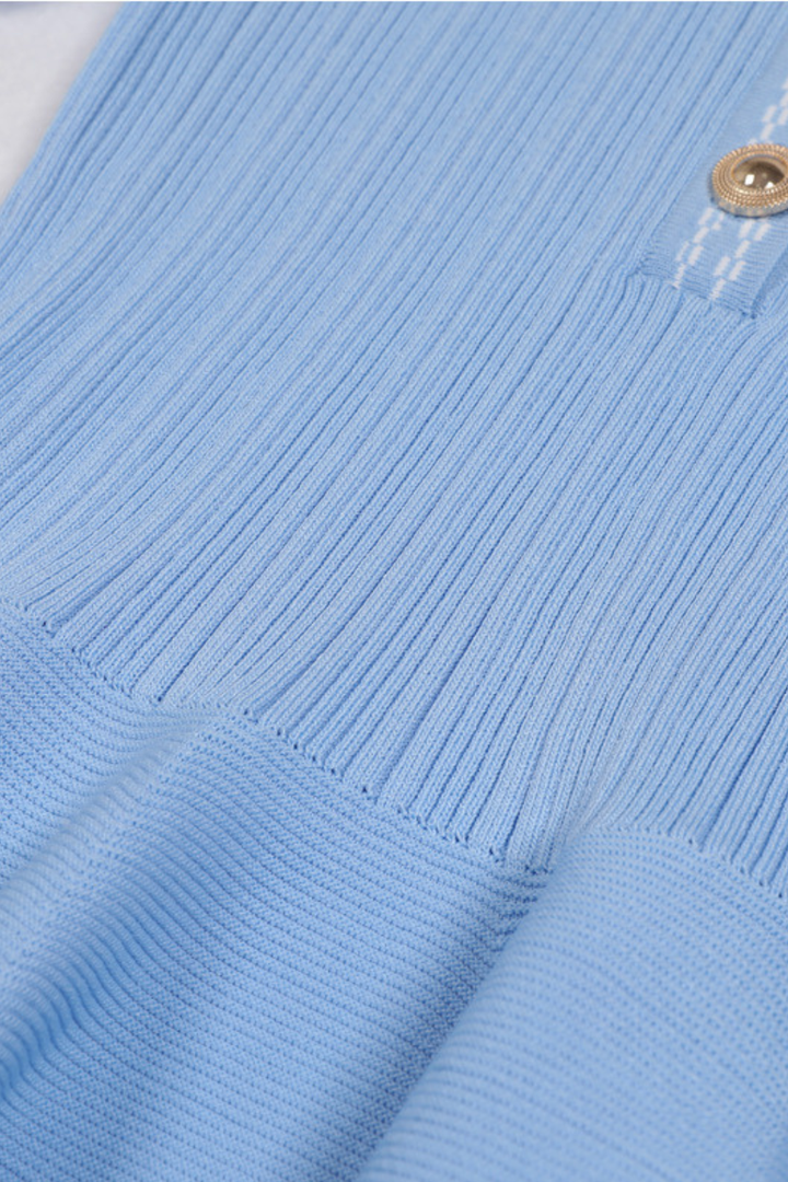 Elegance Viscose knit Flared Mini Dress