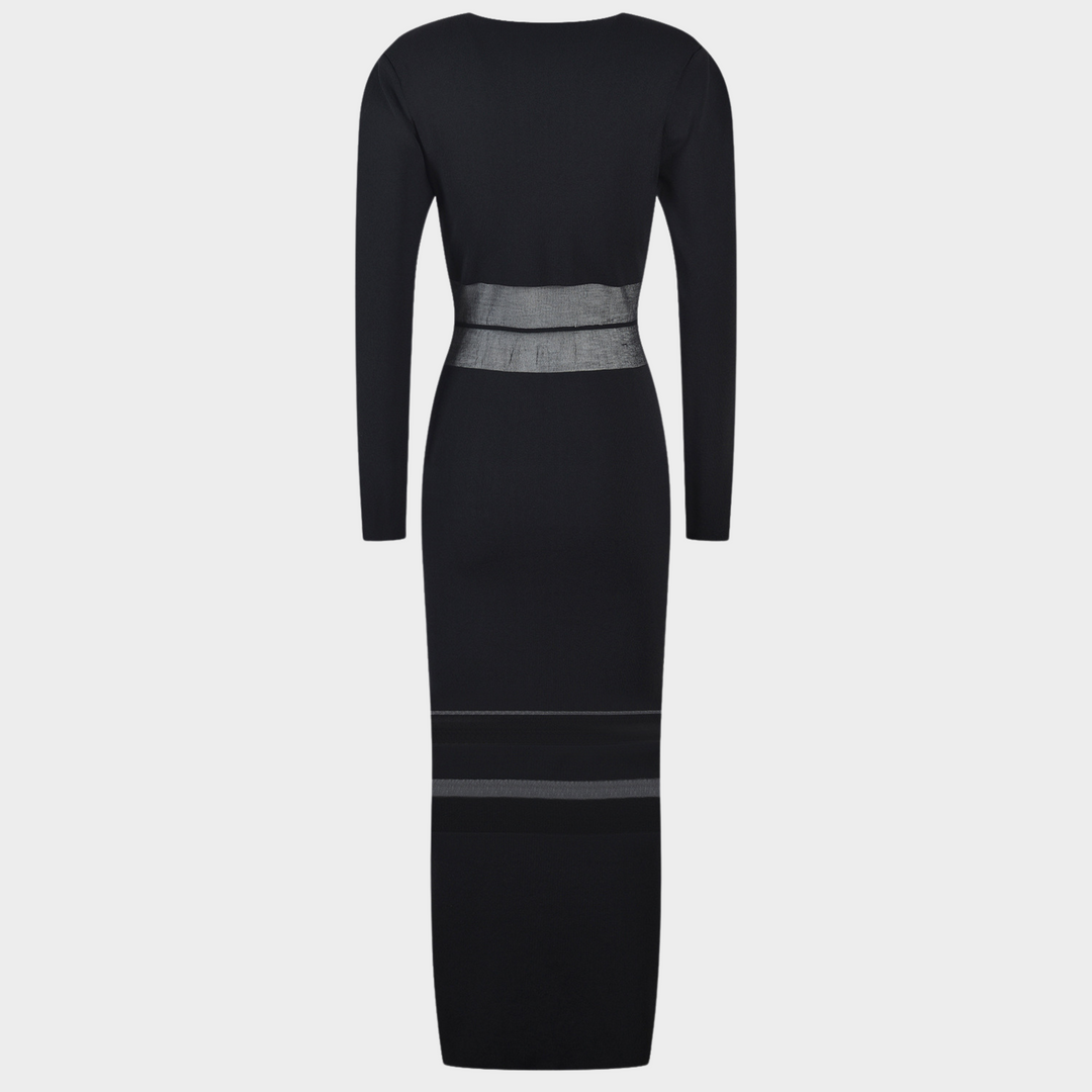 Chic Sheer Maxi Dress