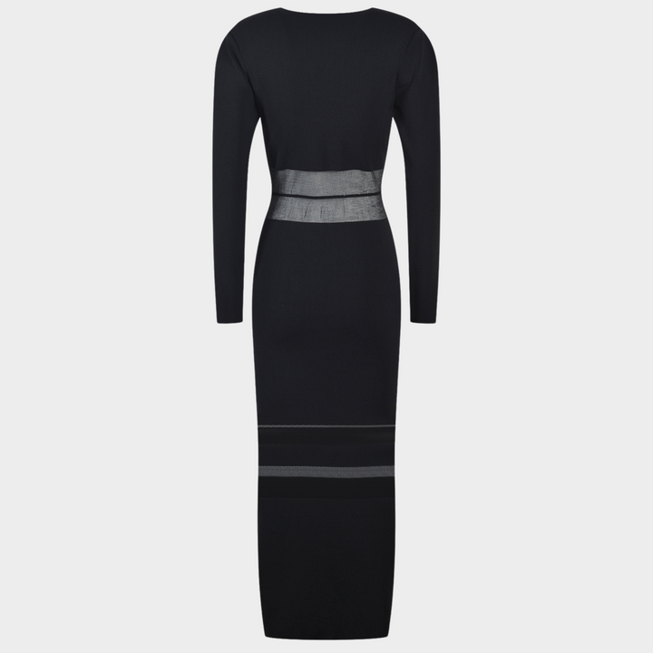 Chic Sheer Maxi Dress