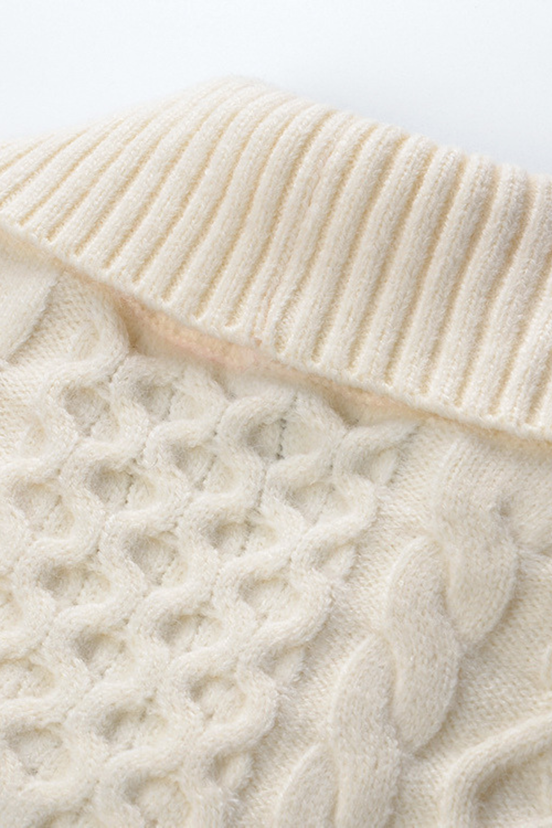 Cozy Wool knit Semi Cropped Cardigan Top